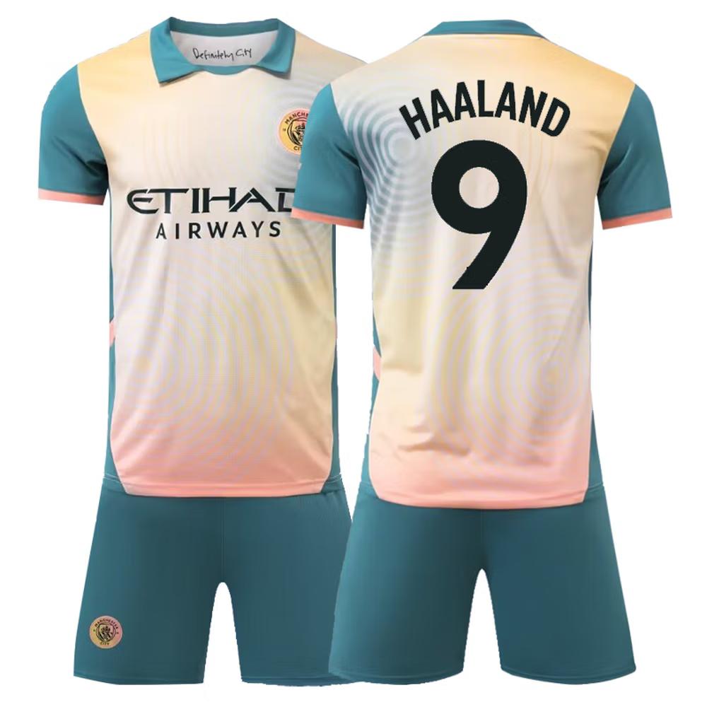 Man City Third Away Football Jersey No.9 Haaland Men Sport Jersey 20