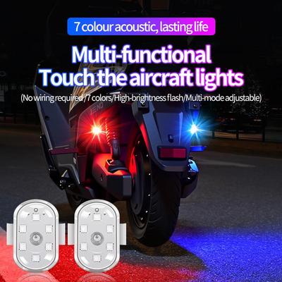 Universal Colorful Flashing Warning Light for Drones, Cars, Motorcycles, and Airplanes