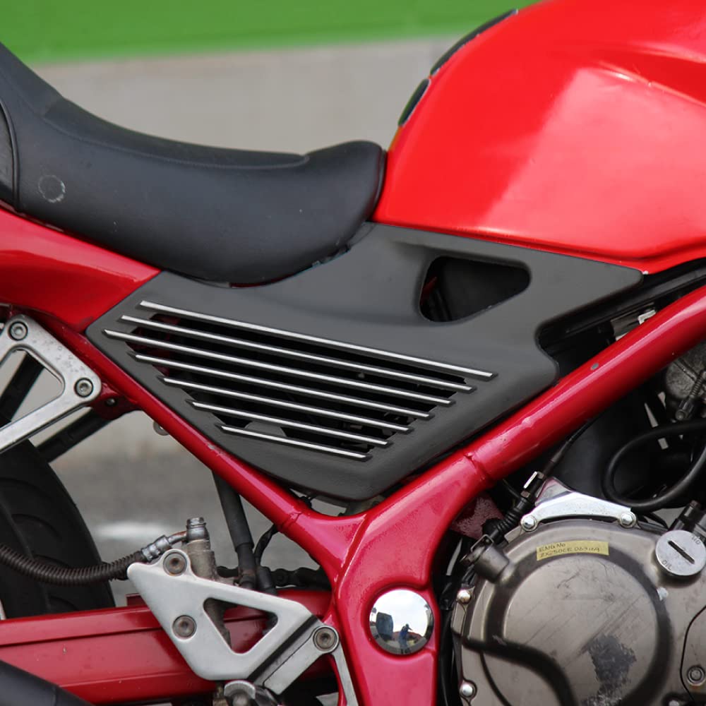 Kawasaki Balius Side Covers with Machined Black (Alfin Covers) Fins,