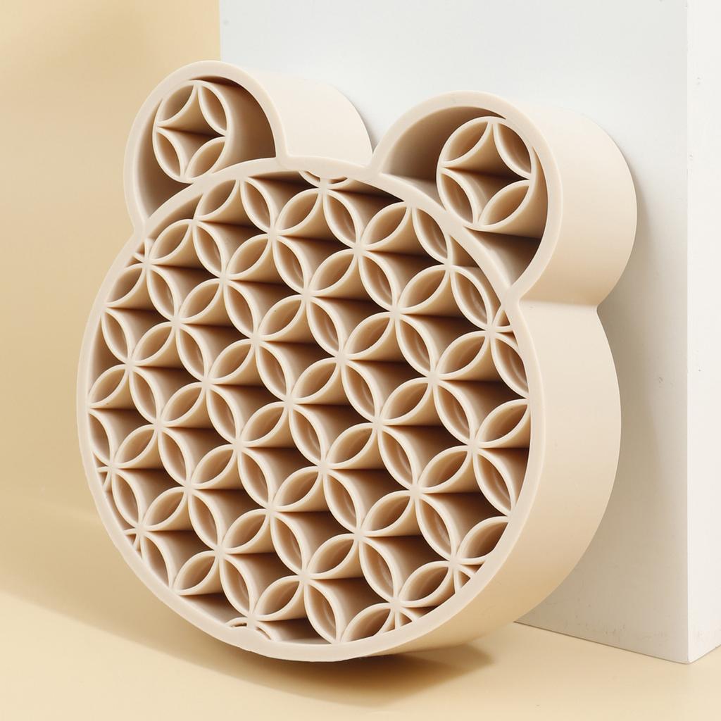 Silikon Nagelbürste Make-up Pinsel Ausstellungsständer Regal Aufbewahrungskoffer Trockengestell Bürstenhalter Make UP Halter Organizer