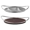 Mirror Serving Tray Meal Platter Food Storage Organizer for Office Wedding Home Birthday Housewarming