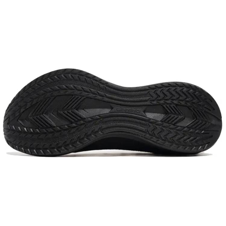Li Ning Slip Resistant Lightweight Non slip Lightweight Low top Training Running Shoes Men's Black AGLU323-1
