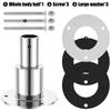 Thru Hull Exhaust Skin Fitting Kit Stainless Steel Diesel Heater Exhaust Skin Fitting 24mm Tube Pipe Diameter Socket with Screw
