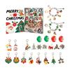 The 24-grid Calendar Arrival Series Of Bracelet Accessories Christmas Surprise Blind-box