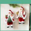 Cute Santa Claus Ornament With Musical Instruments Christmas Decoration Props For Christmas Tree