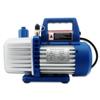 3.5 /4.5 CFM Single-Stage 5 Pa Rotary Vane Economy Vacuum Pump 1/3HP Air Conditioner Refrigerant HVAC Air Tool R410a 1/2" Flare Inlet Port, Blue