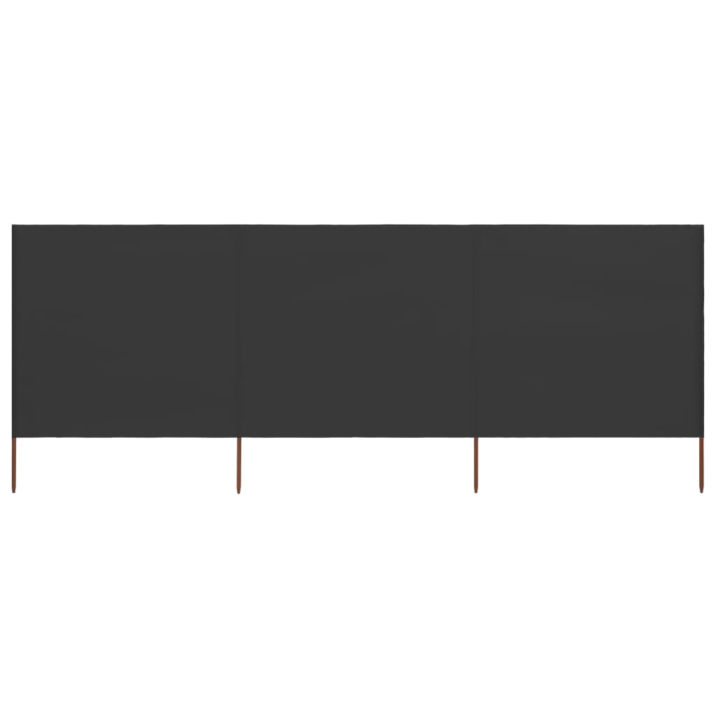 3 Piece Windscreen Mesh 400 X 160 Cm Anthracite
