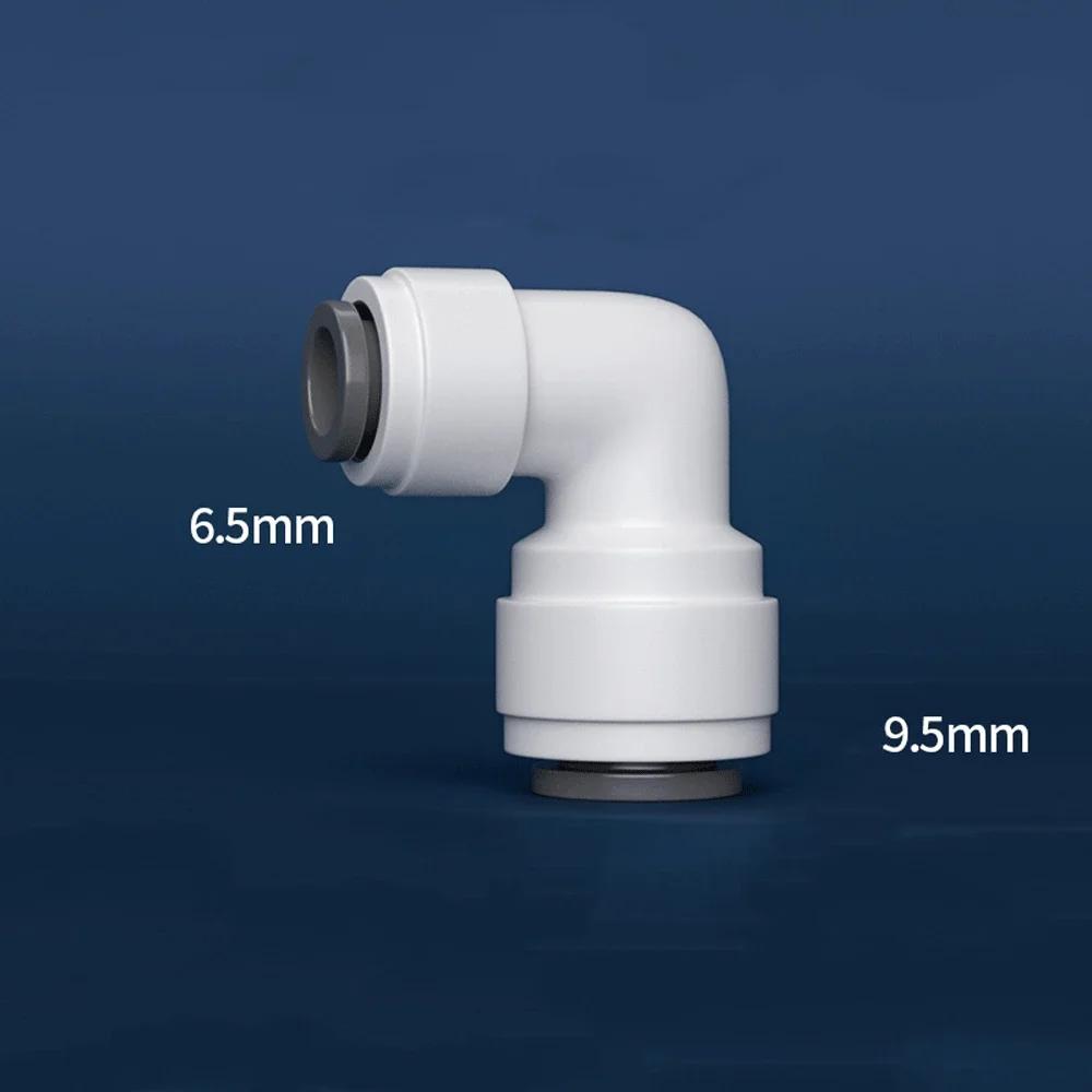 1/4" 3/8" OD Tube Tap Shut Off Ball Valve POM Quick Fitting Connector Tee Elbow Reducer Aquarium RO Water Filter Reverse Osmosis