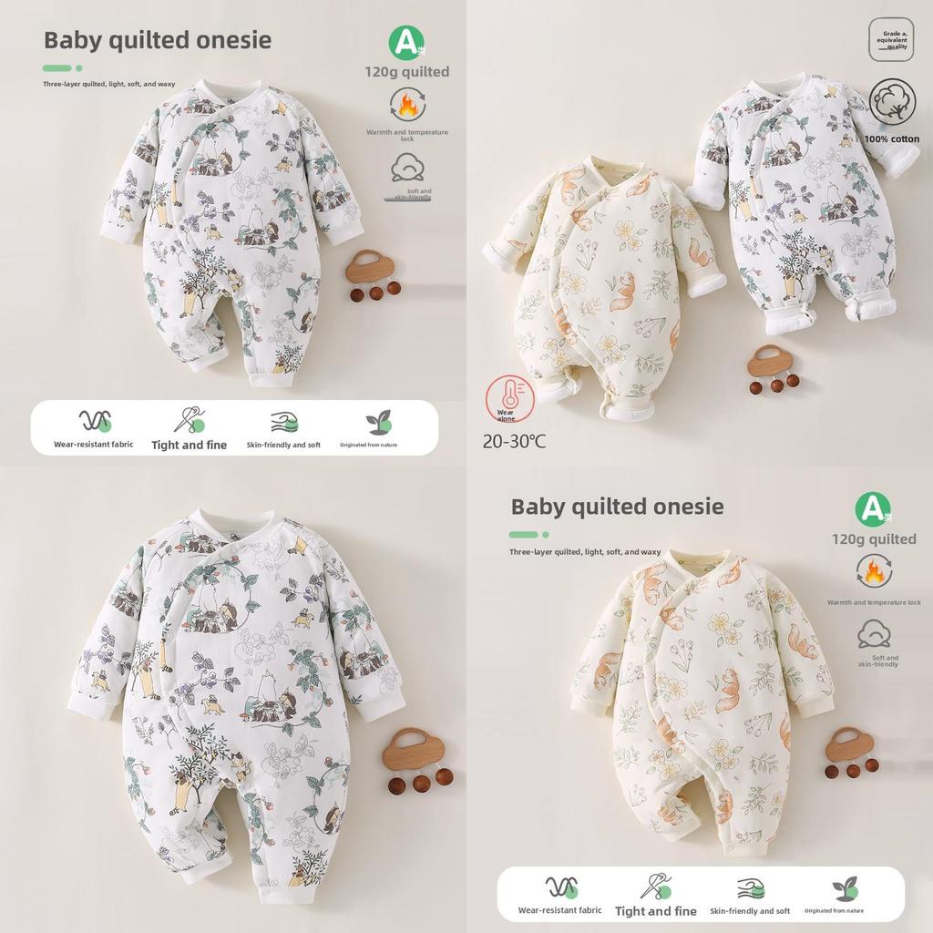 Baby Winter Sleepwear With Cotton Padding For Newborns And Infants