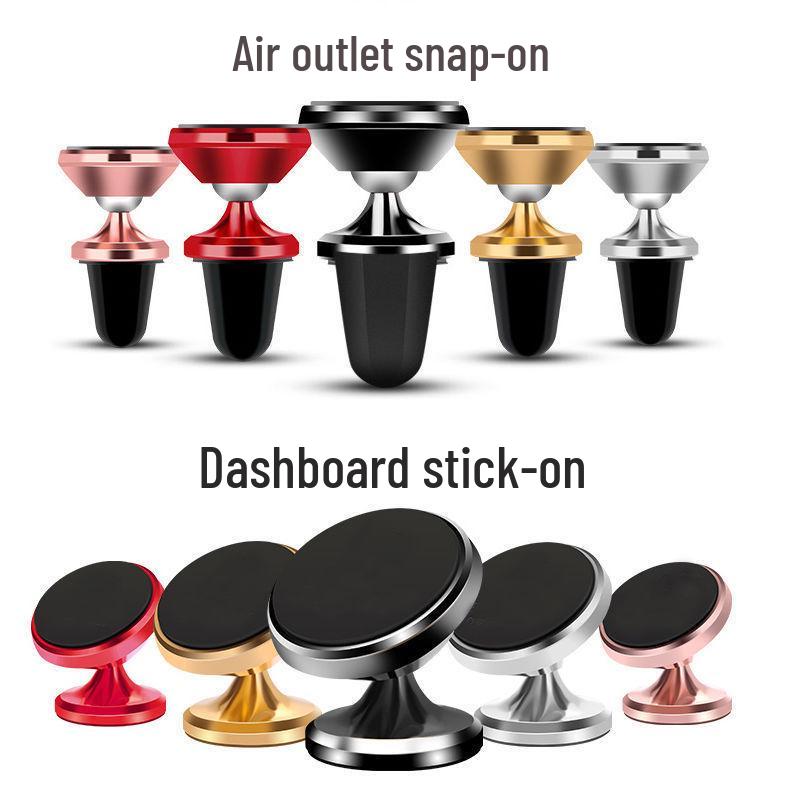 Universal Magnetic Car Phone Holder: Multifunctional, Adhesive, Rotatable Buckle Design