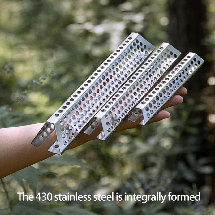Light Camping Burners With Airflows Channel Stainless Steel Campfires Enhancer Tool For Efficient Wood Fuels Utilization