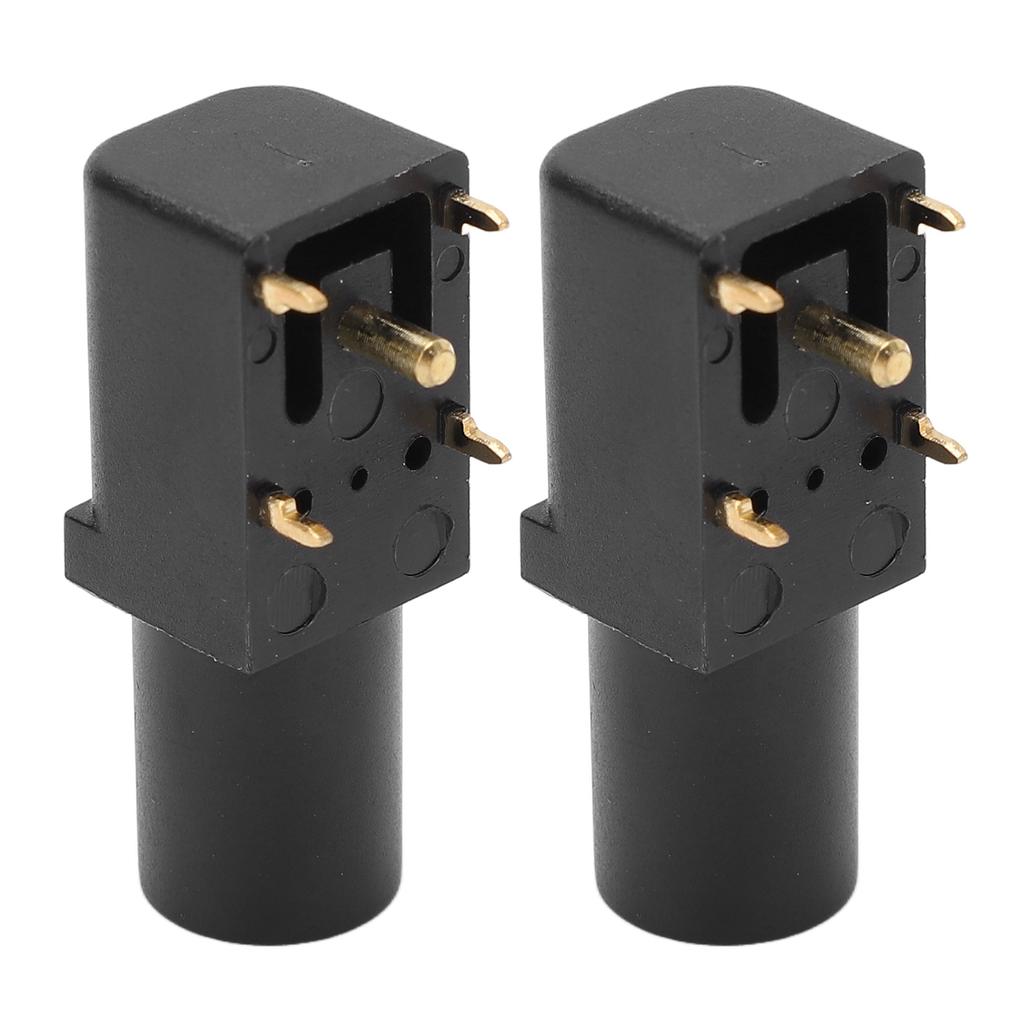 2pcs PCB Panel Socket 4mm Welded Type Good Electrical Conductivity Safety Banana Socket for Multimeters Voltage Testing