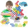 Tetra Tower Balance Stacking Blocks Game Building Block Brick Desktop Toy Board Games 2 Players Family Party Fun Game Kid Gift