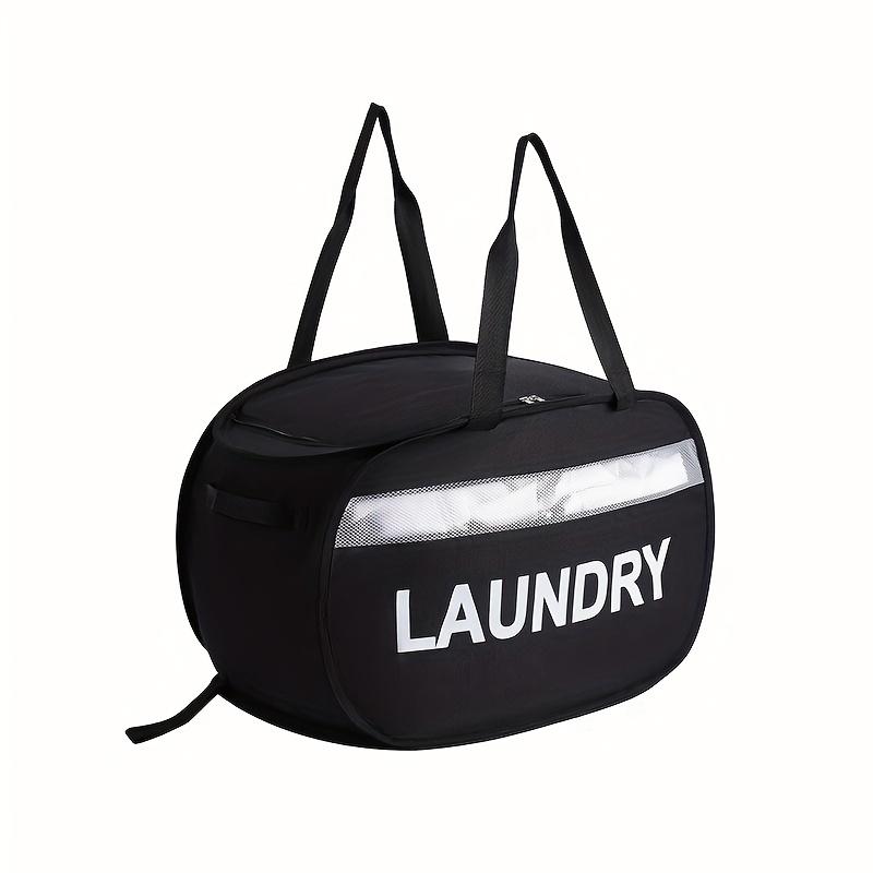 1pc Foldable Laundry Basket Breathable Oxford Fabric Storage Bag for Dirty Clothes Organizer Bag Large-capacity Laundry Bag