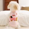 Dog clothes Spring and summer new cute dachshund dog vest with traction buckle Teddy Bigbear small dog pet clothes
