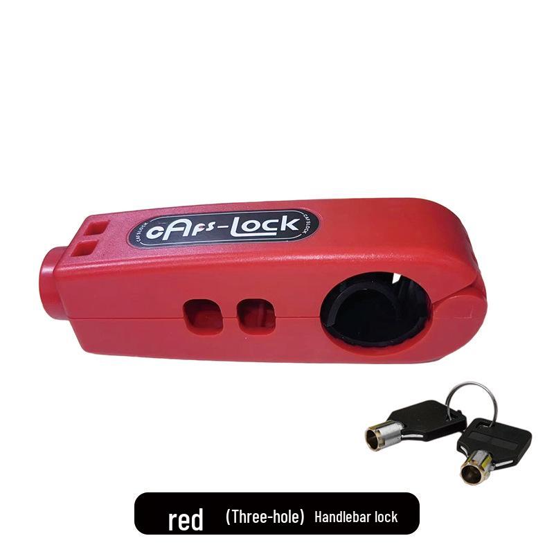 Universal Anti-Theft Motorcycle Handlebar & Throttle Lock with Alarm