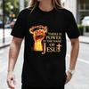 Christian Religious Quote Flame Fist Graphic T Shirt Inspirational Jesus Faith Printed Soft Cotton Crew Neck Short Sleeve Daily