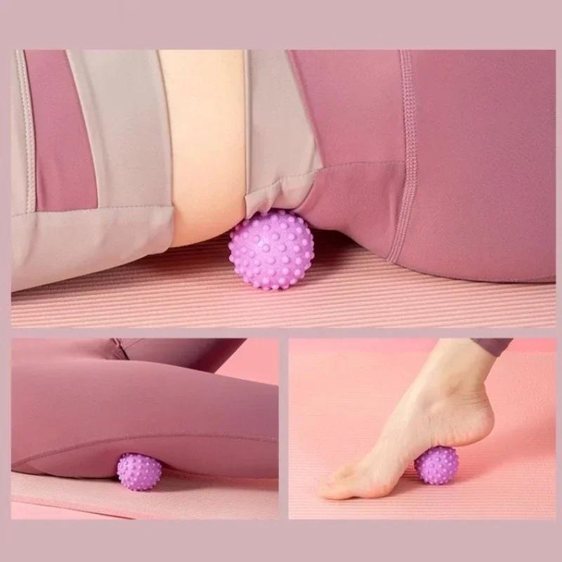 1PCS Fascia Ball Raised Point Massage Ball TPR Posture Master Yoga Ball Waist and Back Foot Massage Ball