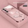 Custodia in Vetro Metallico a Farfalla di Diamante Adatta per Samsung GalaxyS26 S25 S24 S22 S21 S20FE/Ultra/Plus Copertura Posteriore Anti-Caduta