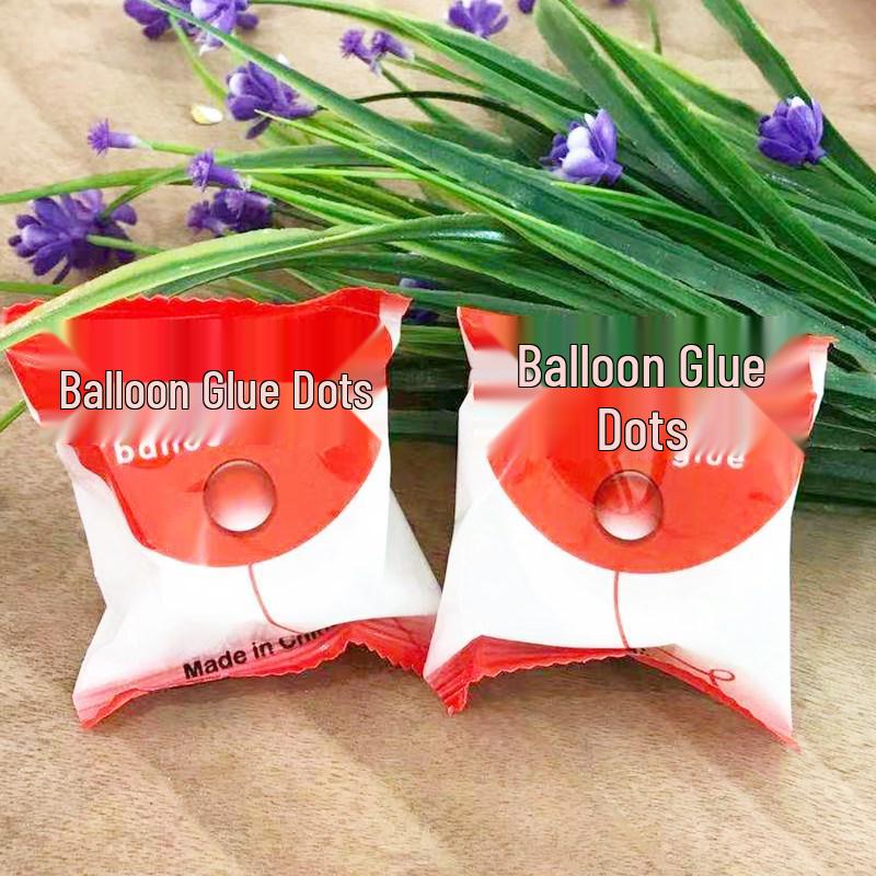 100 Double-Sided Balloon Glue Dots for Wedding Decoration - Non-marking Adhesive Stickers