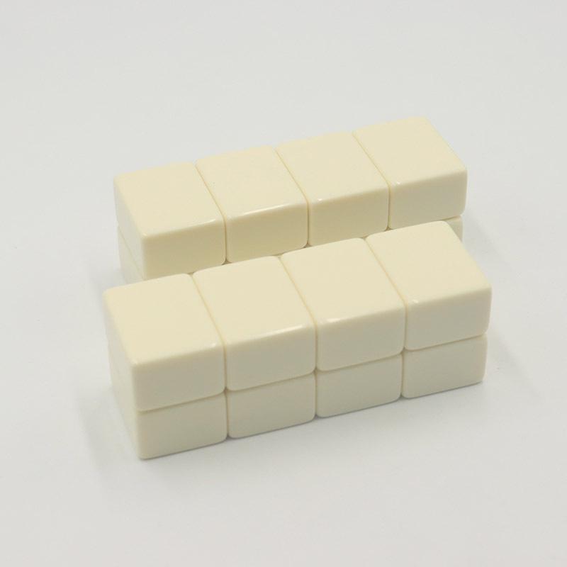Large & Medium Hand-Rubbed Bamboo Mahjong Tiles for Home & Dorm Use