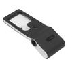 LED Lighted Magnifier 3X 10X 55X Portable Aspheric Magnifier High Bright UV Detection Magnifying