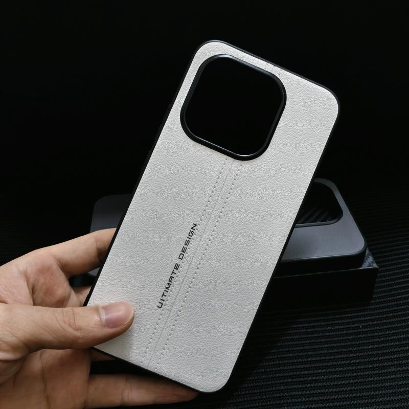 Case For Xiaomi 15T Pro Business Luxury Leather Anti Fall Hard Protect Phone Cover For Xiaomi 15T 15TPro Shell Shockproof Bumper