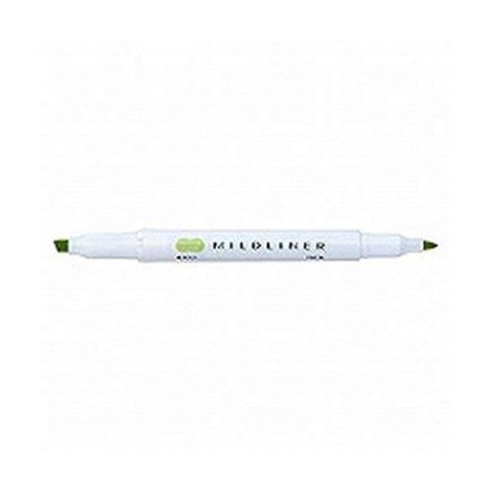 Zebra Mildliner Dual-Tip Highlighter Pen Set - Soft Green 5 Pack