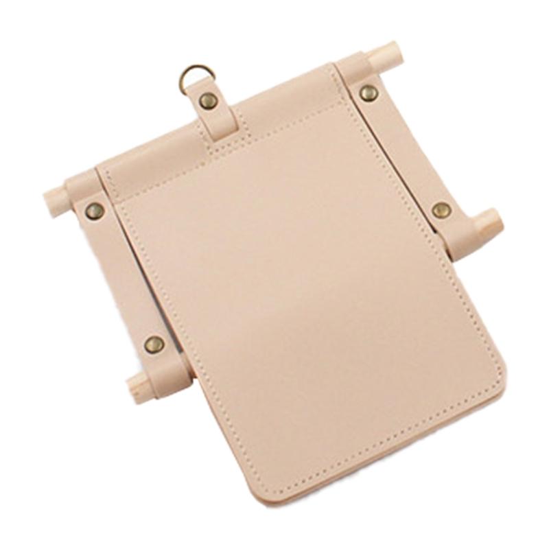 PU Leather Tissues Holder Large Capacity Tissues Case Fashion Brown Napkins Holder  Large Capacity for Homes Offices