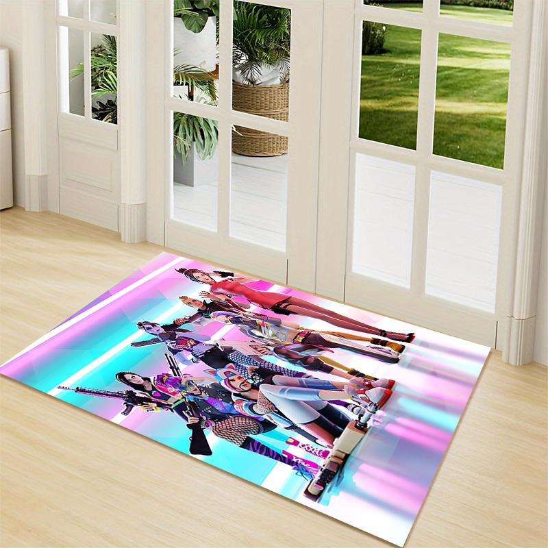 Futuristic Heroes Carpet Rug Soft Washable Antislip Home Living Room Sofa Mats Personalized Christmas Rug