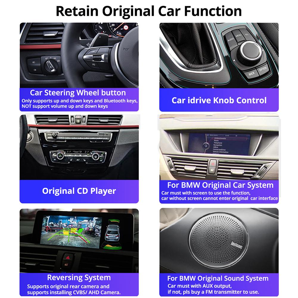 10.25" Wireless Carplay Car Radio For BMW X5 E70 X6 E71 LHD 2008-2013 CCC CIC System Android 13 GPS Multimedia  Player FM BT