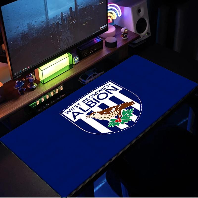 Tappetino per Mouse Bromwich Albion, Base in Gomma, Tappetino per Mouse per Giocatori e Uso Ufficio, Scrivania da Gioco, Tappetino Facile da Pulire Regali di Natale per Fan