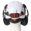 CE Construction Safety Cap W/ Led Headlamp and Earmuffs Breathable Hard Hat Working ABS Helmet Cycling Rescue Head Protection
