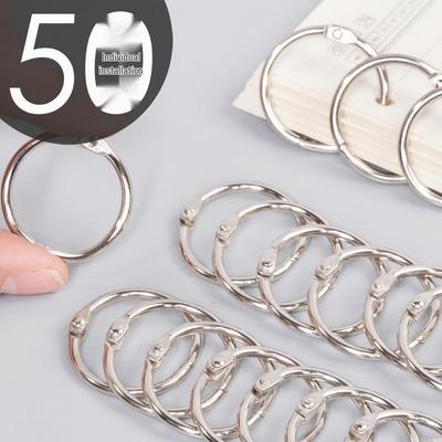 Iron Buckle Loose-Leaf Binding Rings for DIY Albums and Book Storage