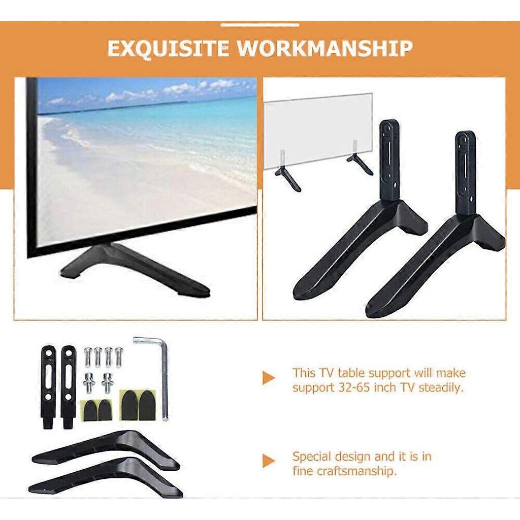 Universal TV Stand 32"-65" Inch, Base TV Table Stand Height Adjustable TV Stand