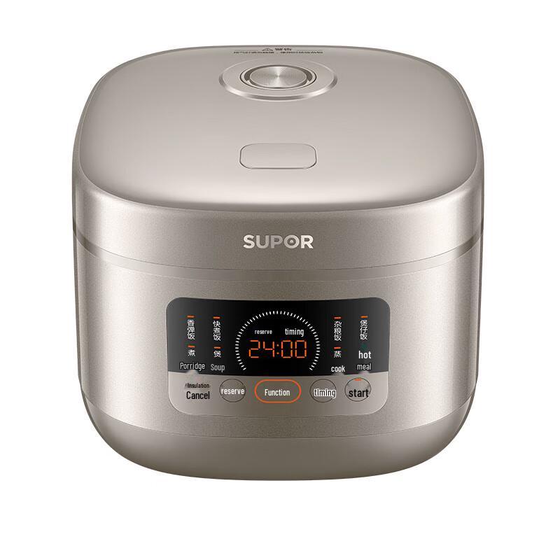 Supor QC Series 4L Electric Rice Cooker CN plug (adapter included)