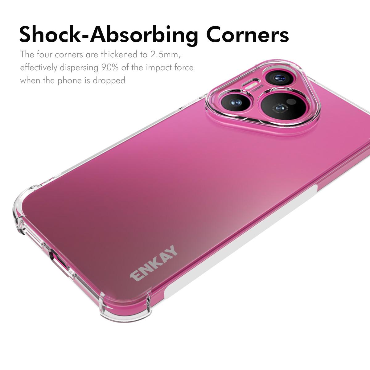 

ENKAY HAT PRINCE For Huawei Pura 70 Pro/Pura 70 Pro+ TPU Case Drop-Proof Crystal Clear Phone Cover A
