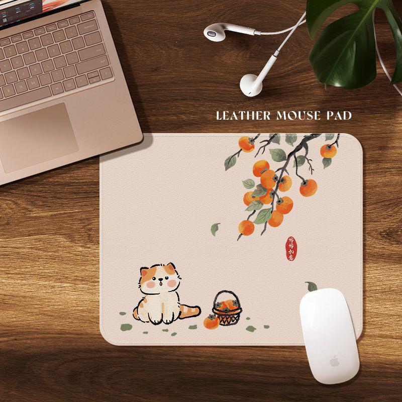 Cute Waterproof Laptop Desk Pad with Hand Rest - Odorless, Anti-Stain Mouse Pad for Office Use