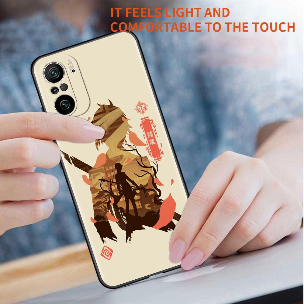 Roztomilé pouzdro Anime Genshin Impact pro Xiaomi Redmi Note 11 10 9S 9 K40 Pro 7 8 9A 9C 8T 9T 10C 10Pro silikonové pouzdro na telefon