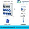 Qingze Outdoor Waterproof Industrial Socket Bag - Mobile Plastic Distribution Box for Maintenance