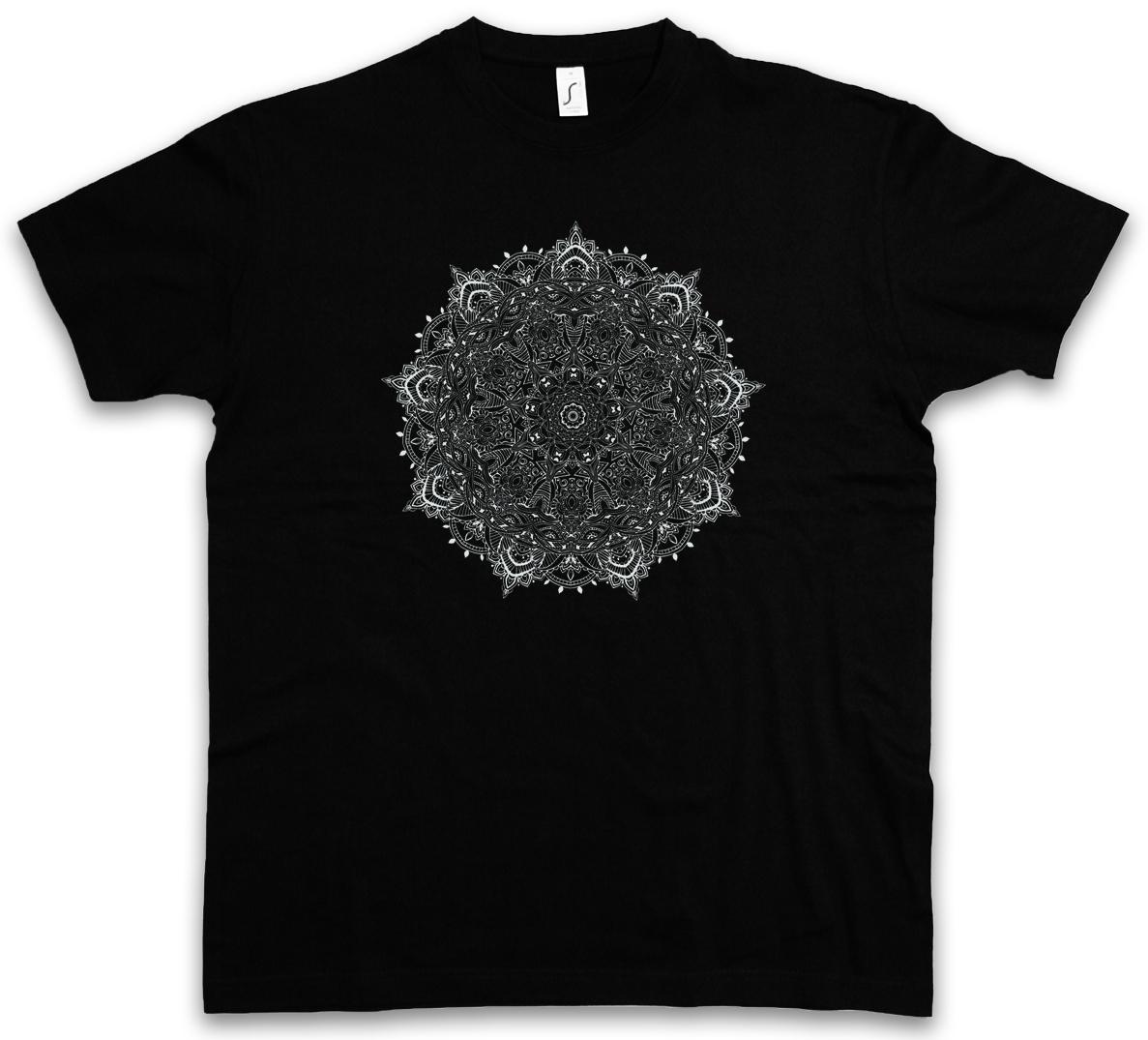 MANDALA I T-Shirt Mens Womens Tees Top Yantra Hinduism Buddhism Buddhism Hinduism Hindu Shiva XL