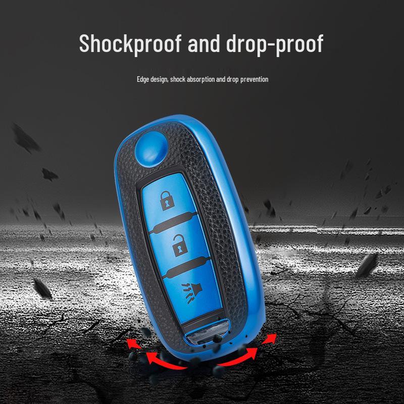 Autoschlüsselhüllen mit Lederstruktur für Dongfeng Venucia D60, New T90 & T70