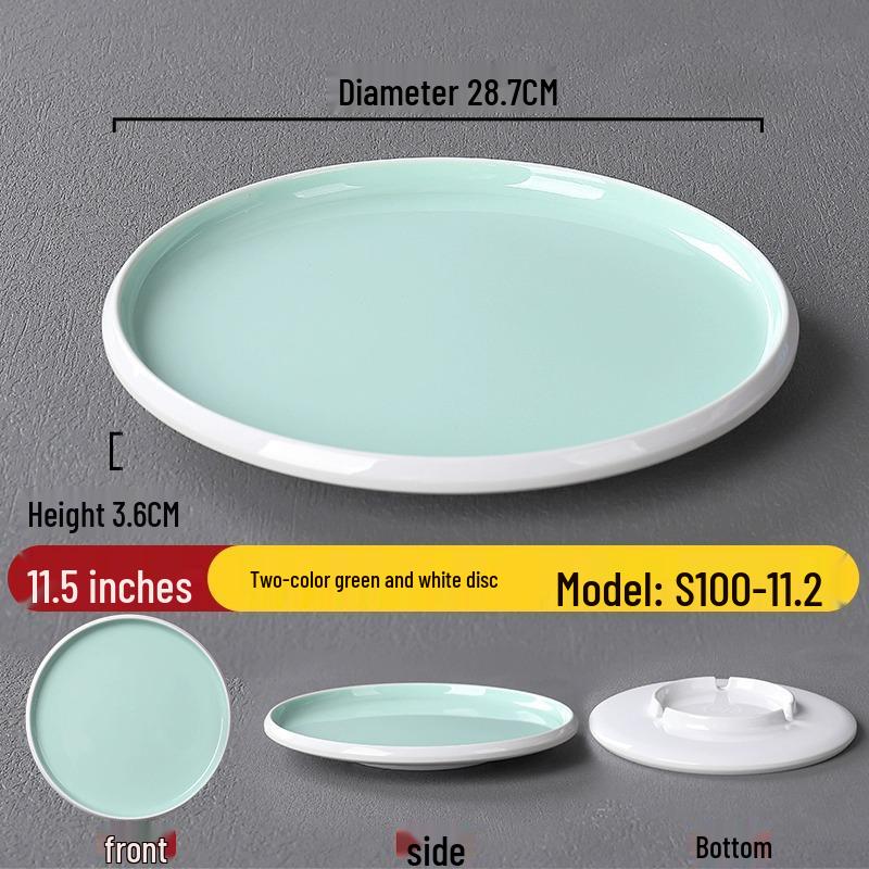 Melamine Nordic Style Cold Dish & Stir-fry Plate for Restaurants and Hotels