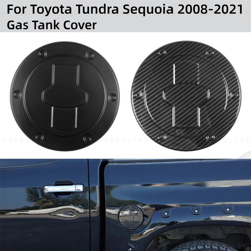 Acessórios de Decoração para Upgrade de Carro Tampas da Tampa do Tanque de Combustível Colagem de Acabamento Externo Estilo Para Toyota Tundra Sequoia 2008 2009 2010-