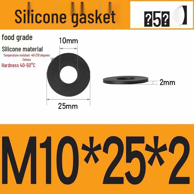 Silicone High-Temp Waterproof Gasket & Shock Absorbing Seal Pad