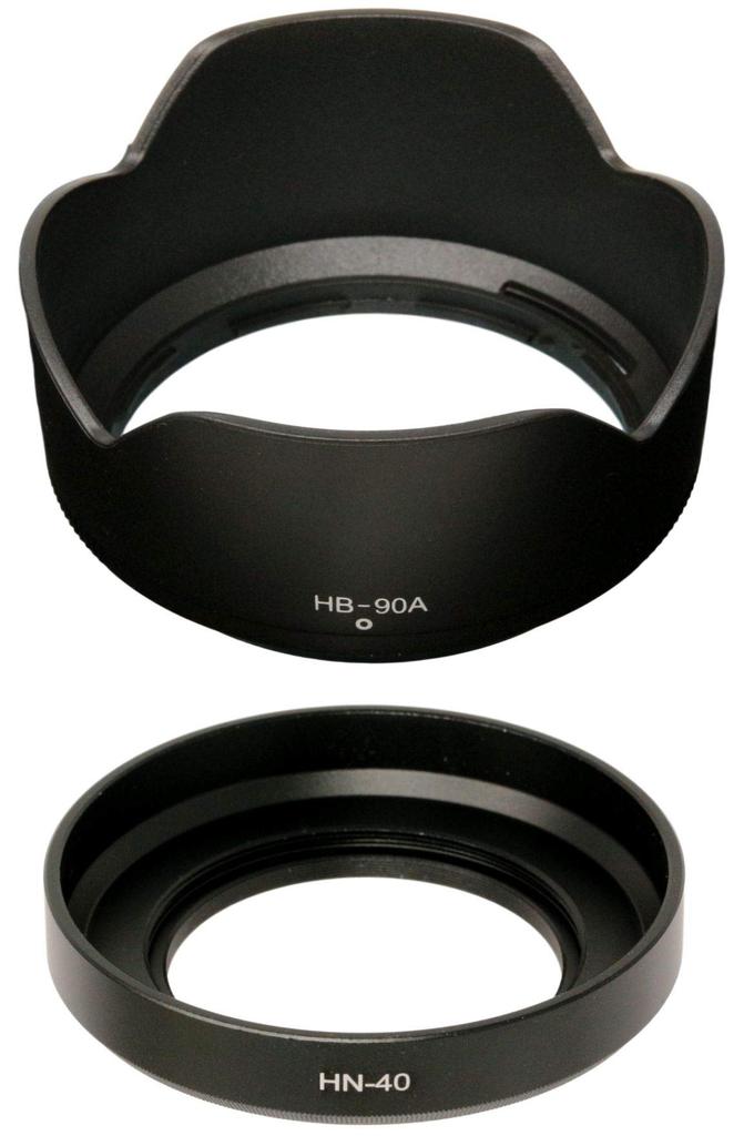 Compatible Hoods of for Nikon Z DX VR Lens and Z DX VR Lens F-Foto HB-90A & HN-40 (Metal) (Set 2) 50-250mm F/4.5-6.3 16-50mm F/3.5-6.3 (HB90AHN40-SET)