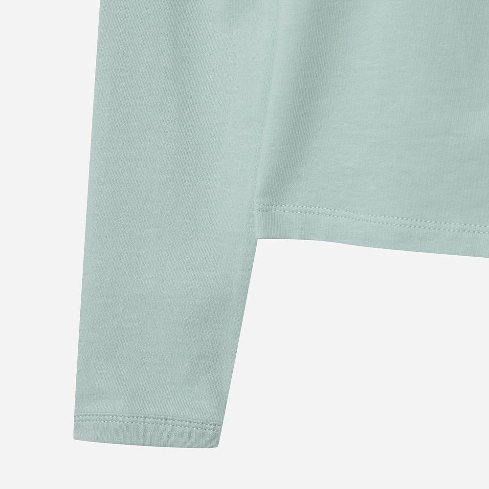 DOD Essential Pocket Long T-Shirt For Women (L.Skyblue)