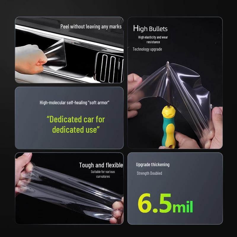 2025 Lexus RX 350h Interior Protection and Navigation Tempered Glass Film for Center Console