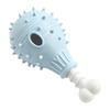 Safe Chewing Toys for Small Medium Large Dogs Dog Treat Dispenser Toy, Spiky Chicken Leg Chew Rubber Interactive Puppy Teething Puzzle Feeder