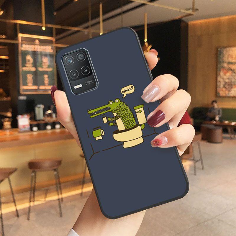 Cover Cartoon Dinosauri guscio Copertura per telefono Per oppo Realme 8Pro 6PRO 6i 7pro 9i 9pro C11 C21Y C21 C25Y C25S C3 Q3S XT Custodie coque